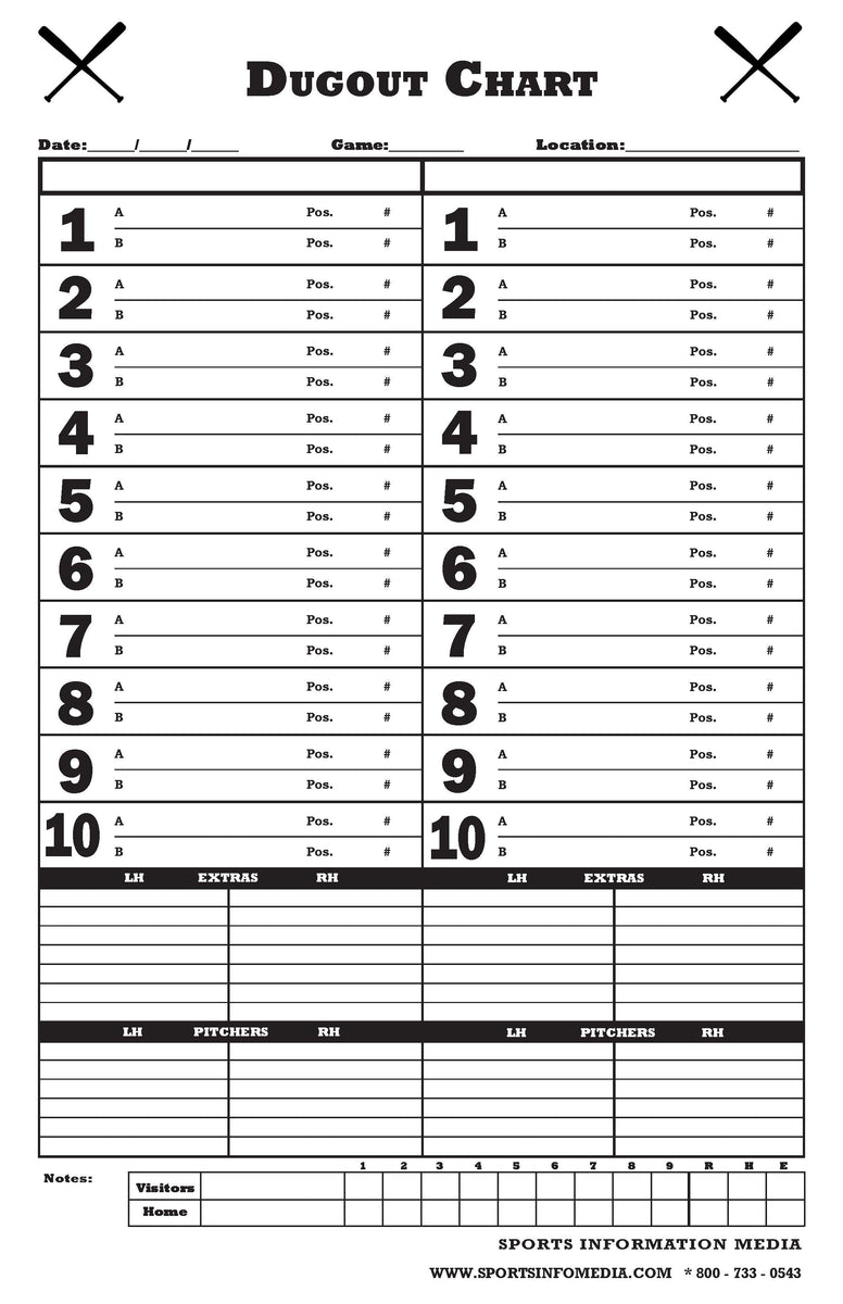 Dugout Charts - Generic – sports-343