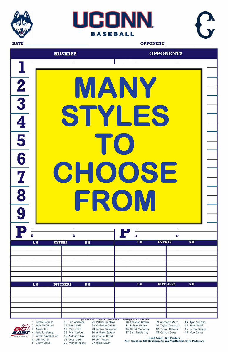 Dugout Charts - Custom – sports-343