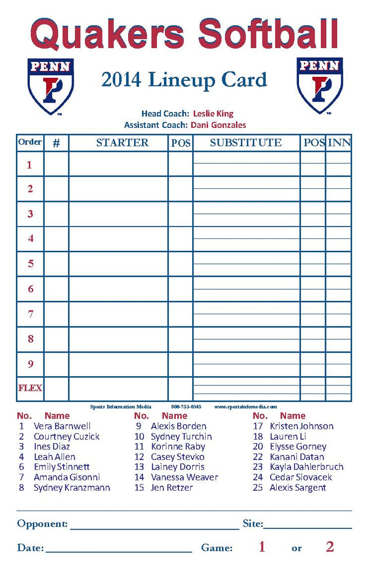Lineup Cards - Custom – sports-343